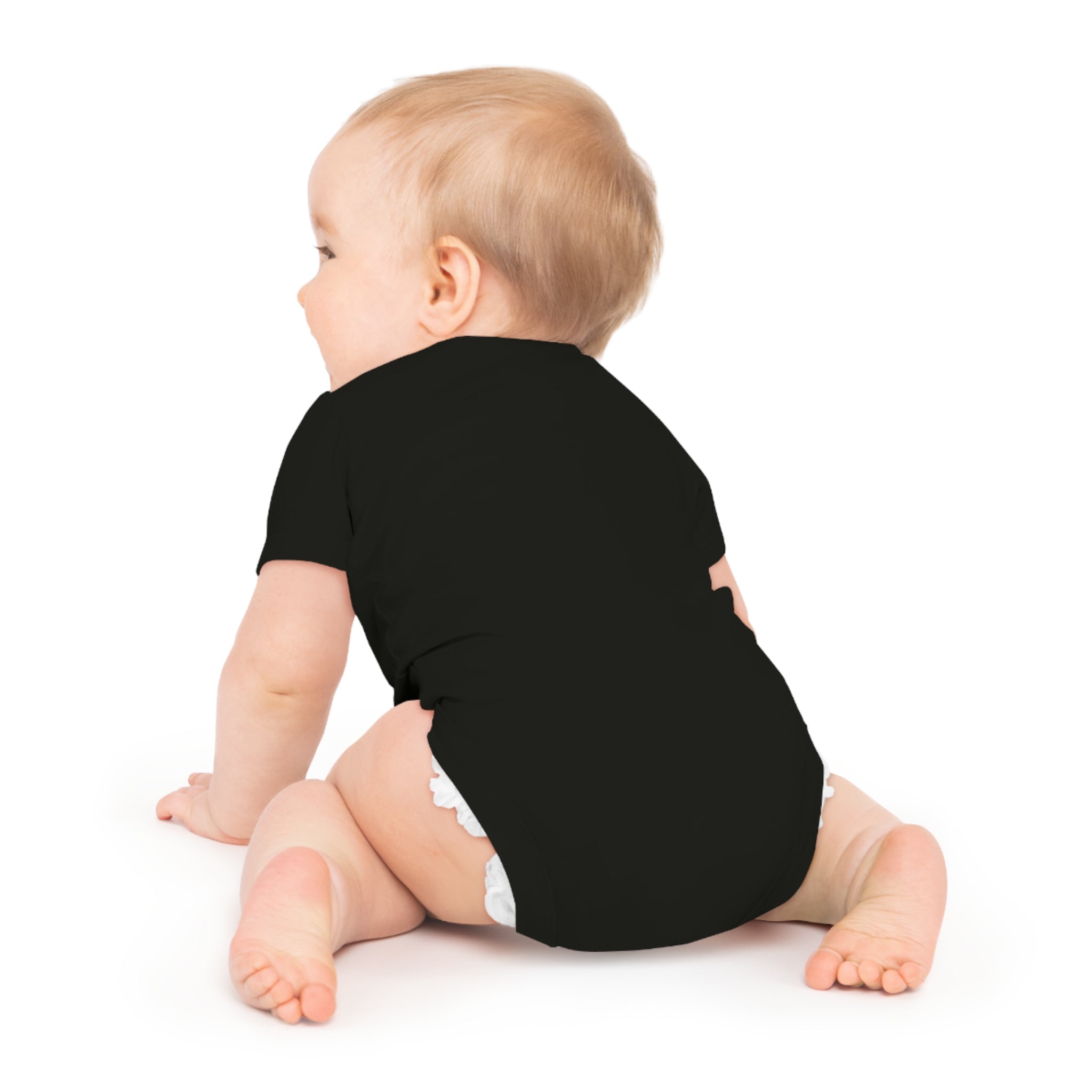 Kawaii Star 4th of July Baby Bodysuit — White Star