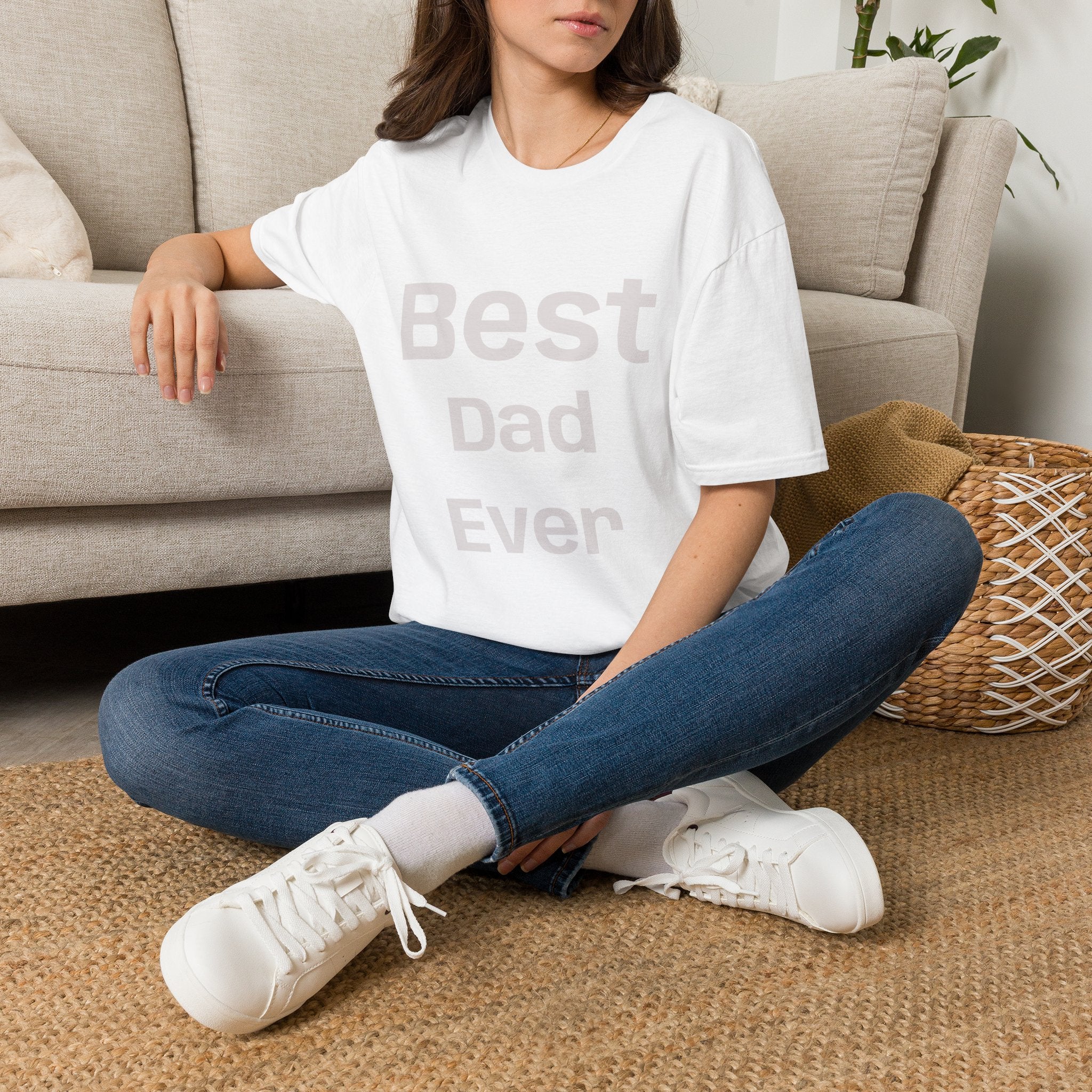 Best Dad Ever T-Shirt — “No Backsies” Back Print
