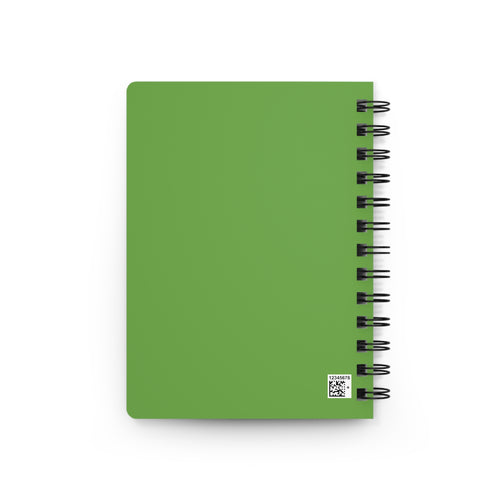 Back At It Spiral Notebook (Lime Green)— Motivational Back-to-School Journal for Students & Teachers