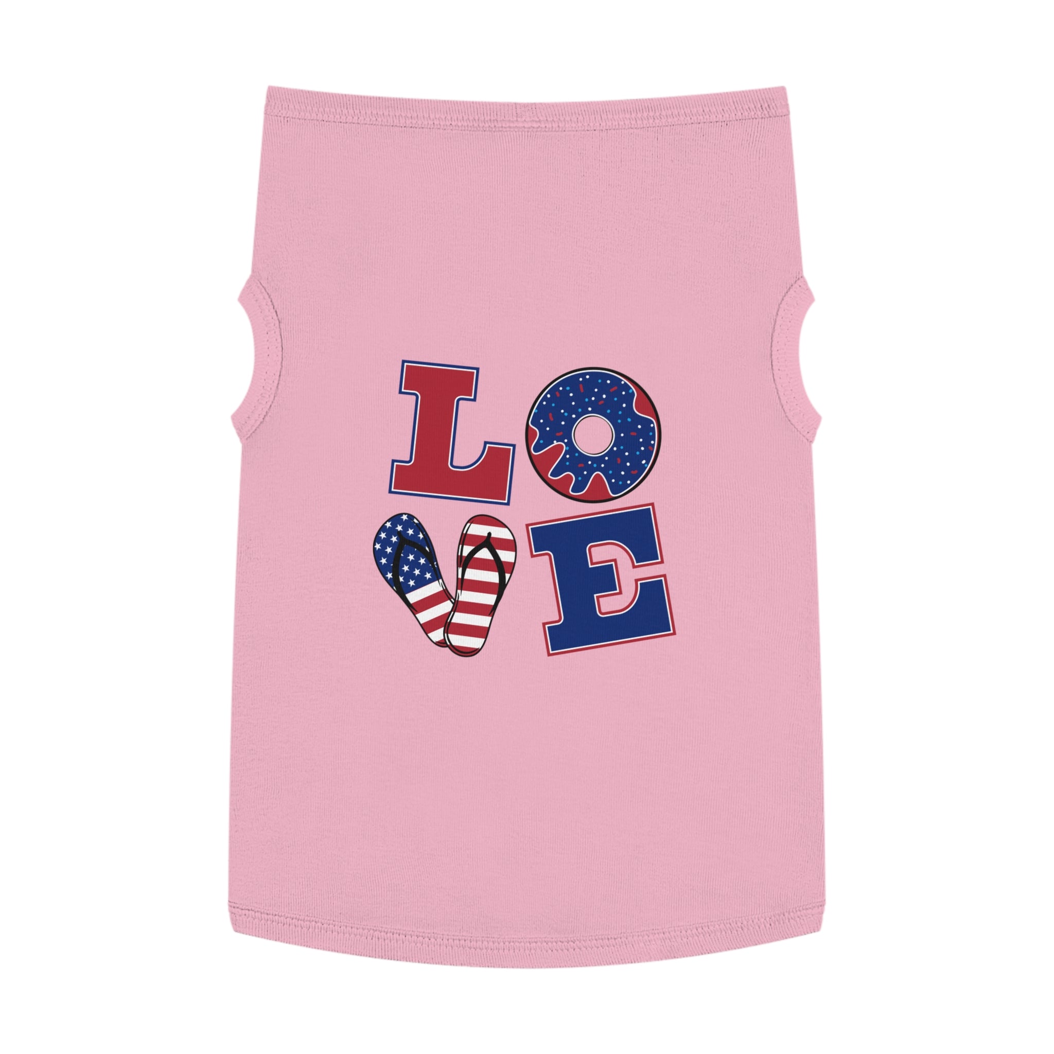 4th of July Love Pet Tank Top