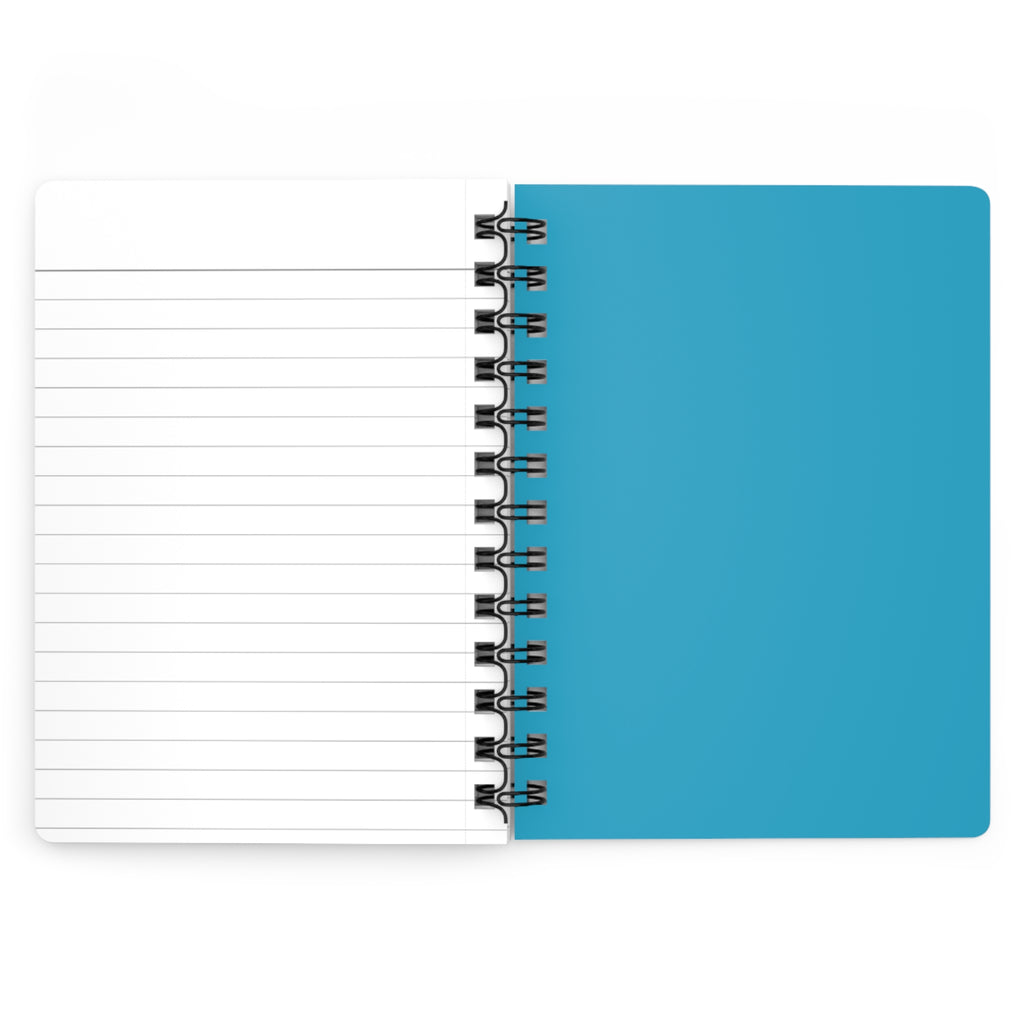 Stay Inspired Beach Spiral Notebook | Family Star (turquoise)