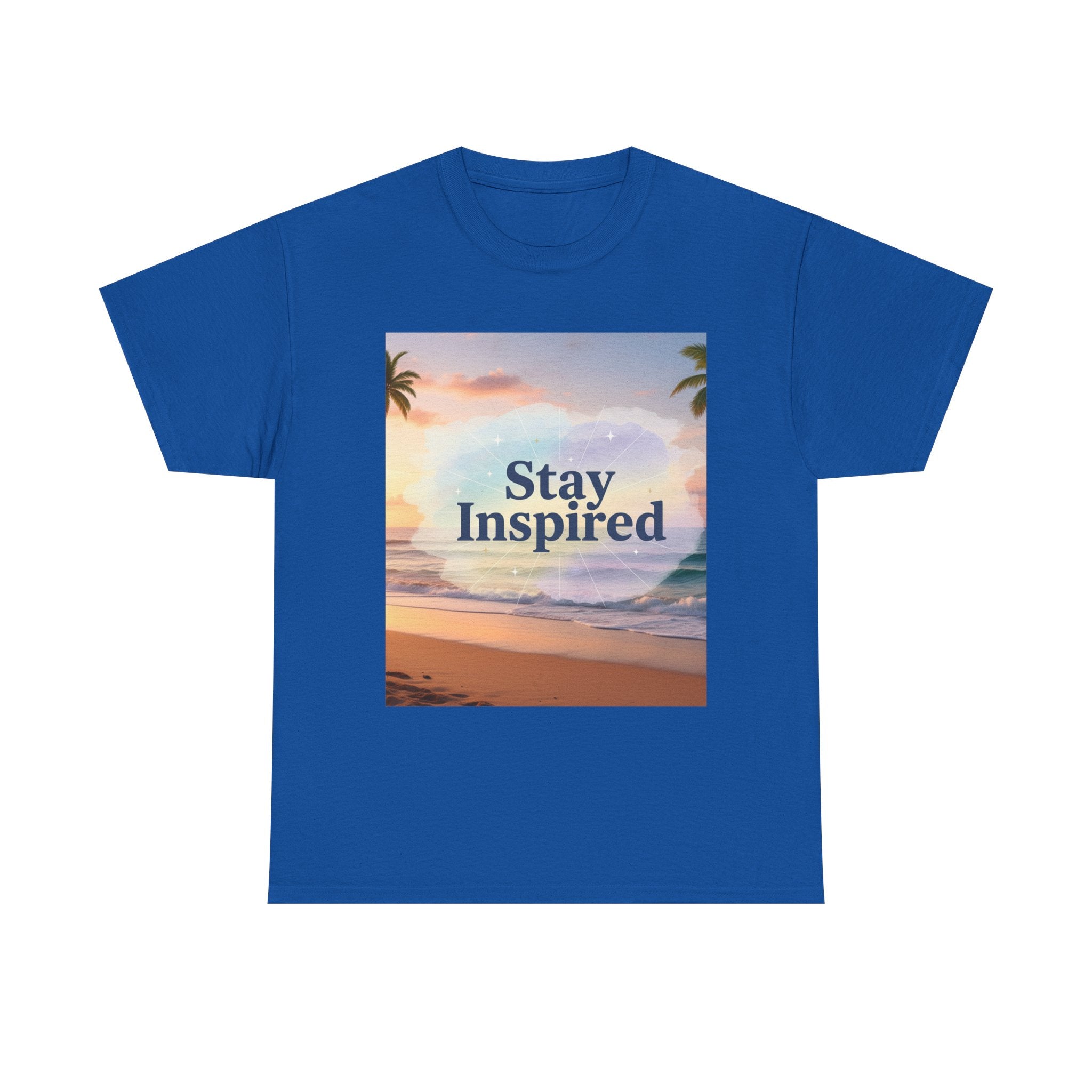 Stay Inspired Beach Sunset Unisex T-Shirt