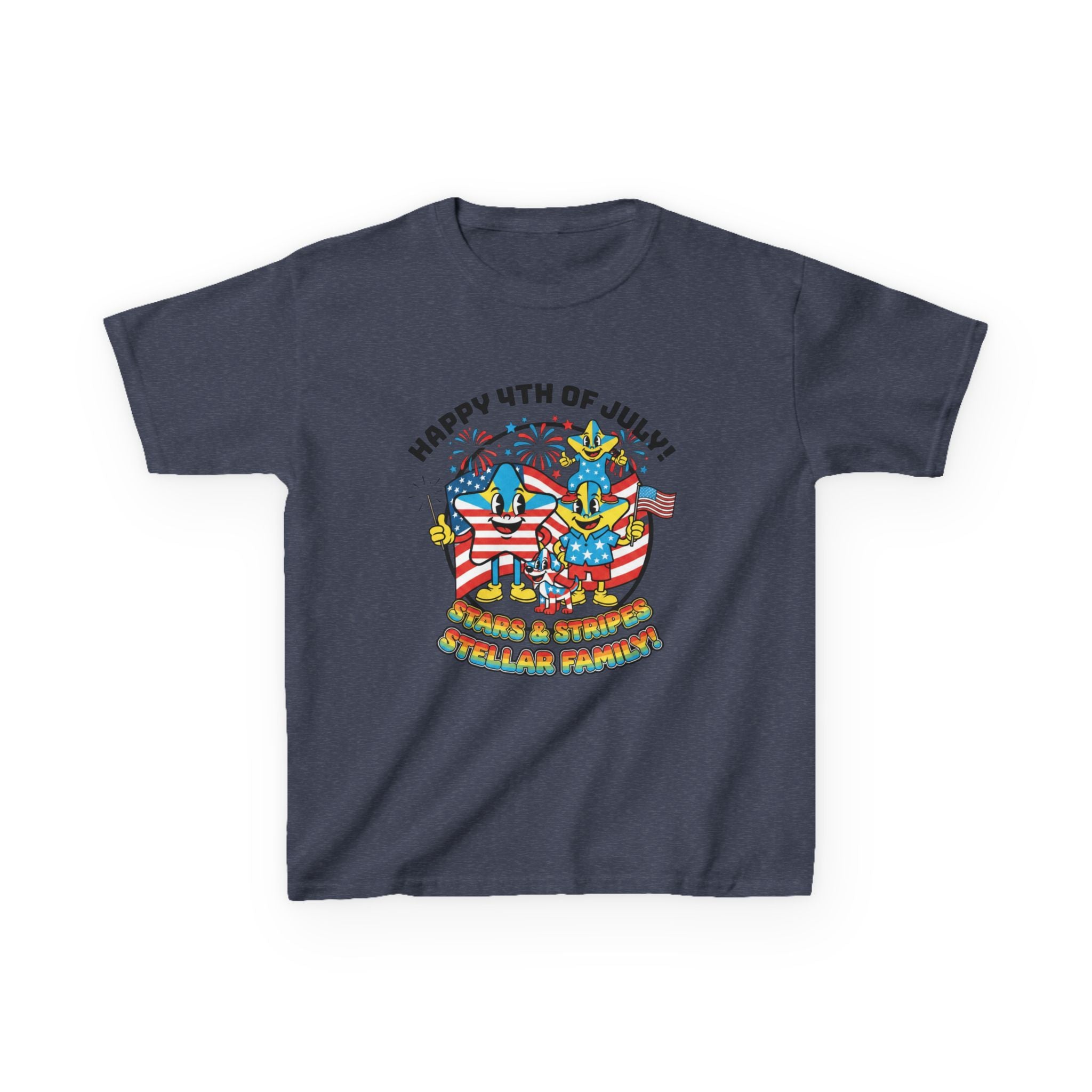 Stellar Family Kids Tee — Happy 4th of July
