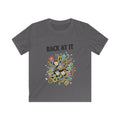 Kids Tee — "Back At It" Colorful Skate & Music Doodle Graphic