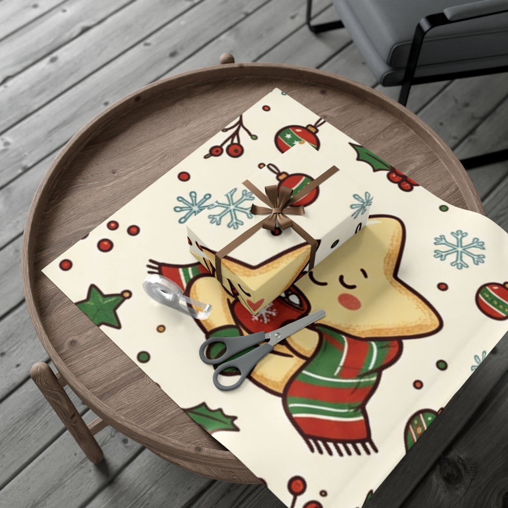 Starry Winter Fun Christmas Wrapping Paper