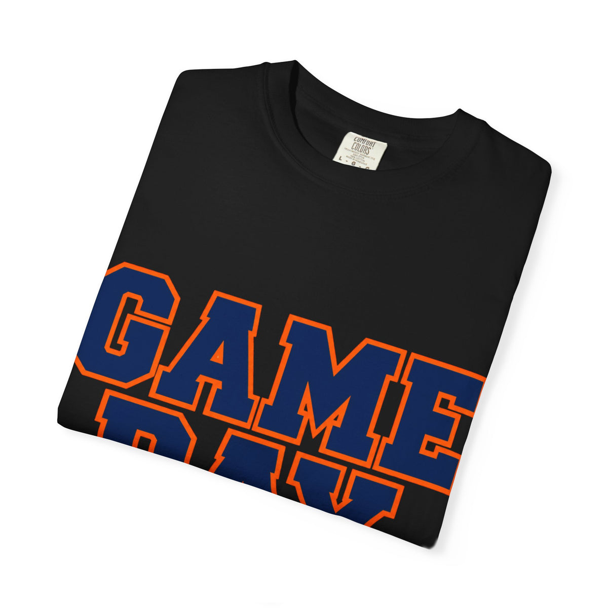 Game Day Football Shirt – Orange & Blue