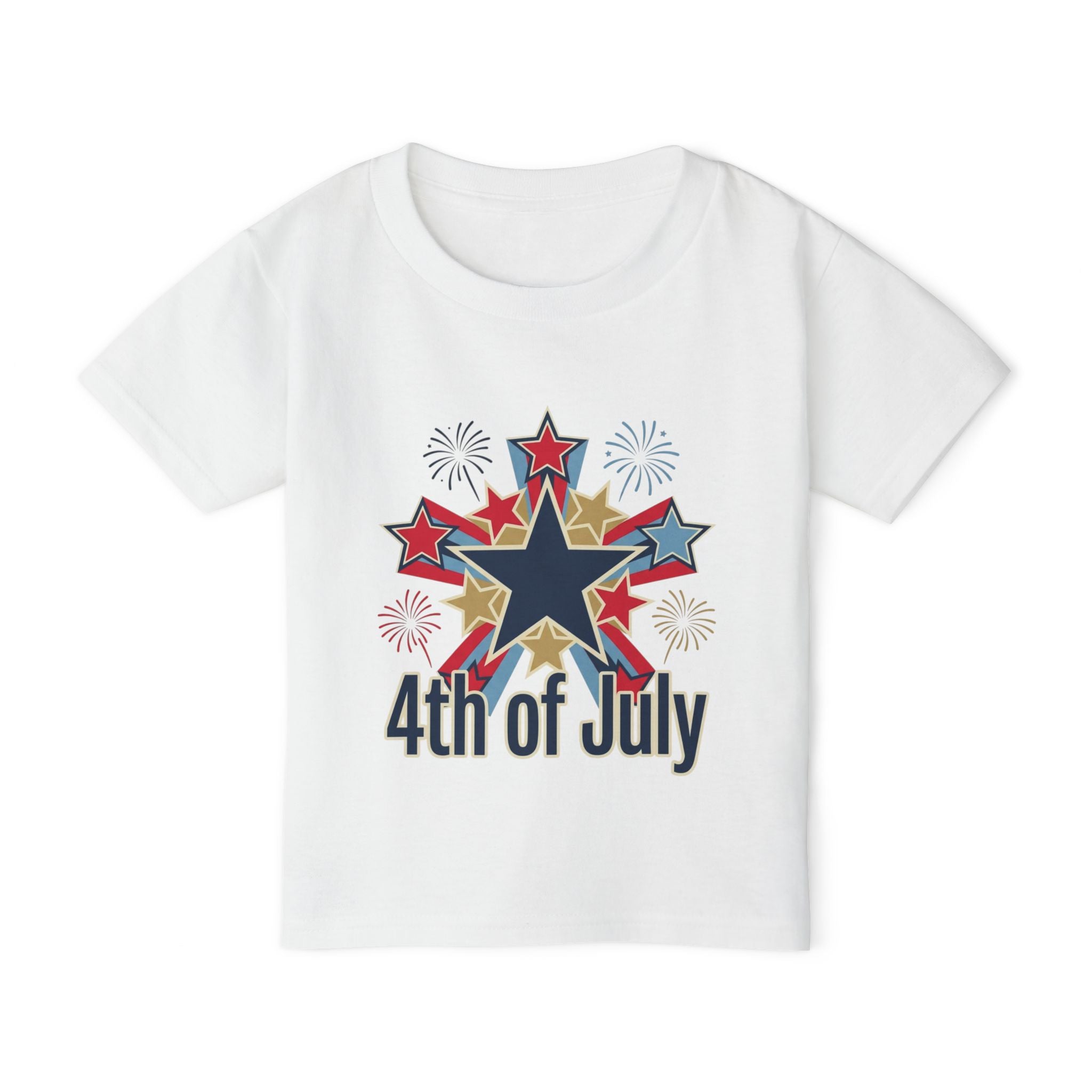 4th of July Toddler T-Shirt — Fireworks Star