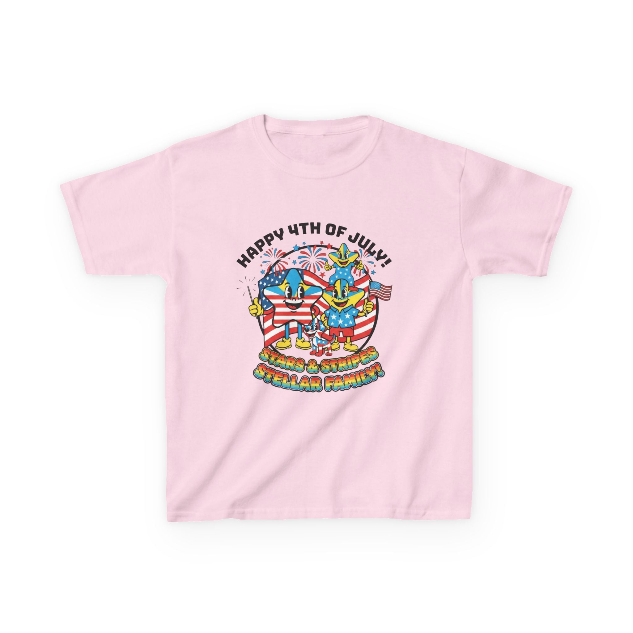 Stellar Family Kids Tee — Happy 4th of July