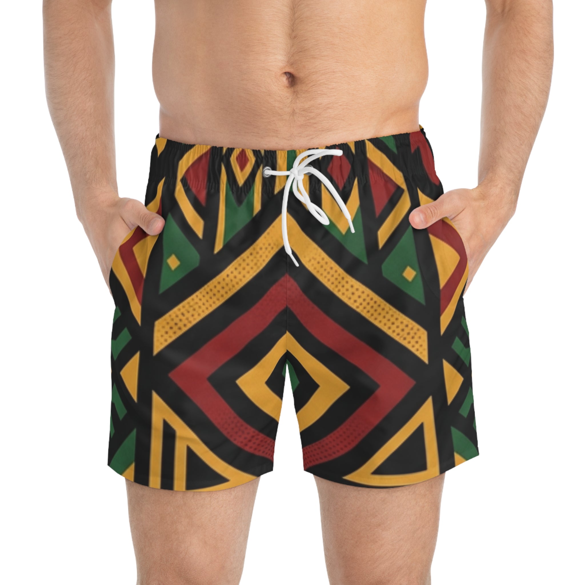 Juneteenth Family Star Swim Trunks