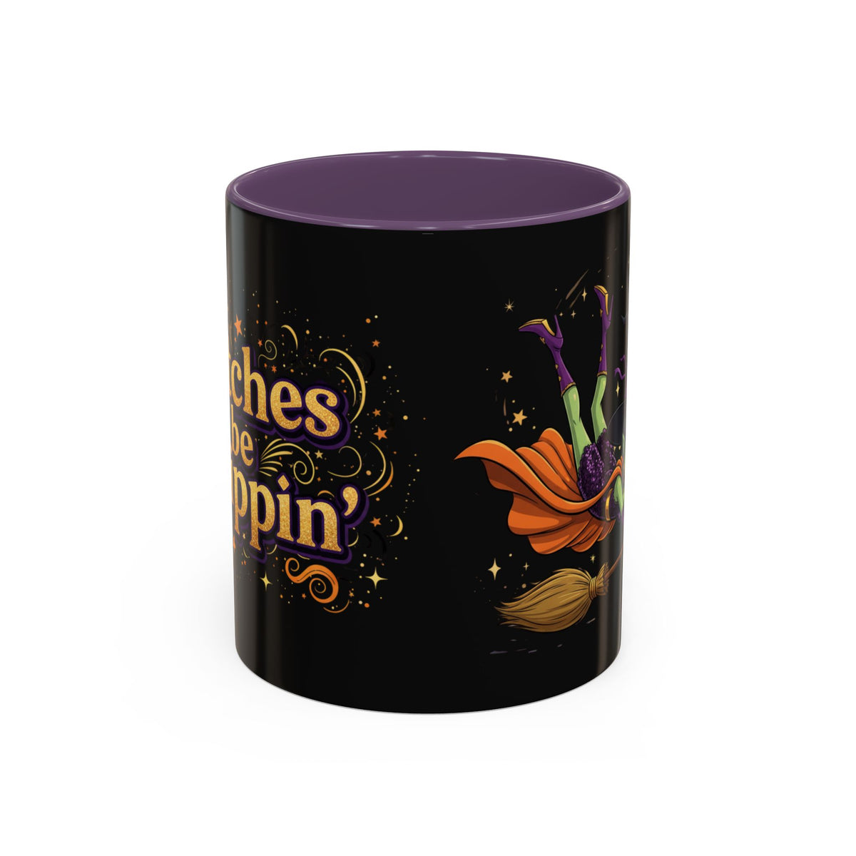 Witches Be Trippin' Coffee Mug — Halloween Witch Accent Mug (11/15oz)