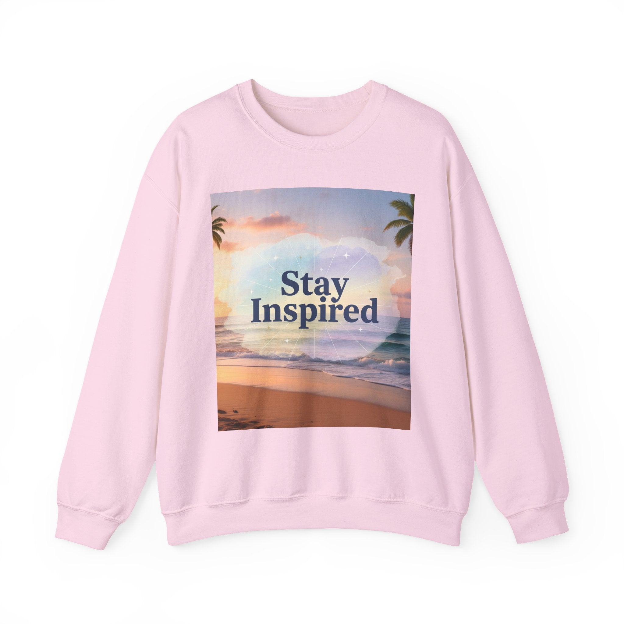 Stay Inspired Beach Unisex Sweatshirt | Family Star