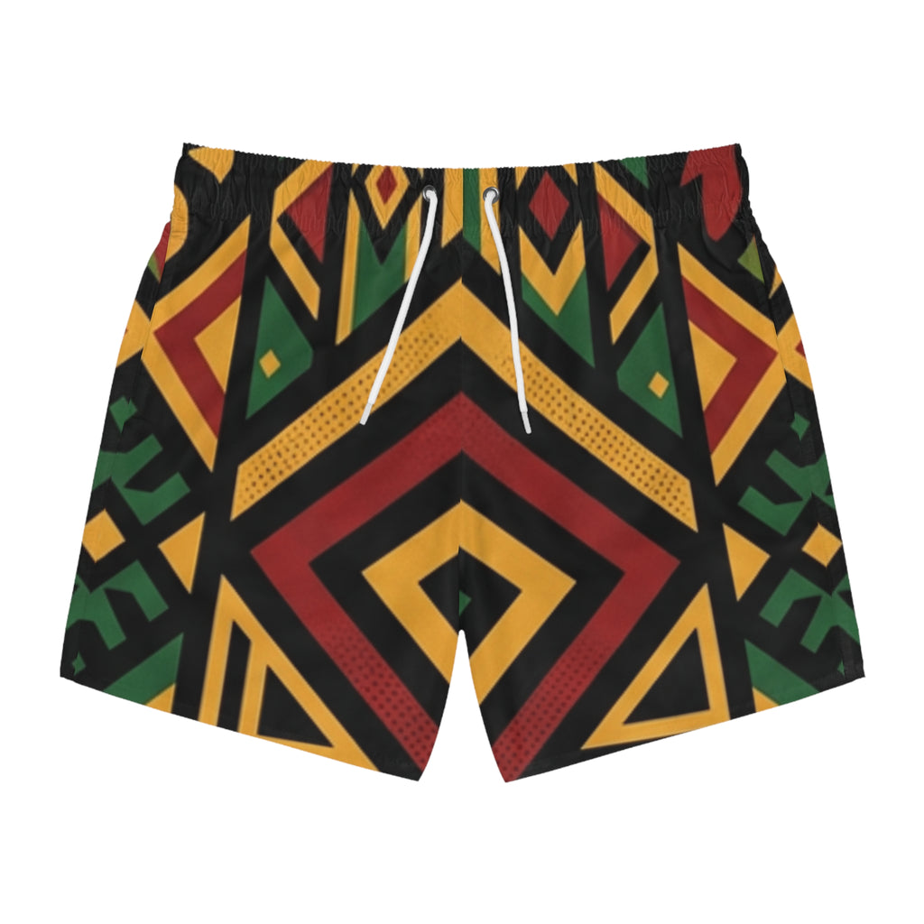 Juneteenth Family Star Swim Trunks