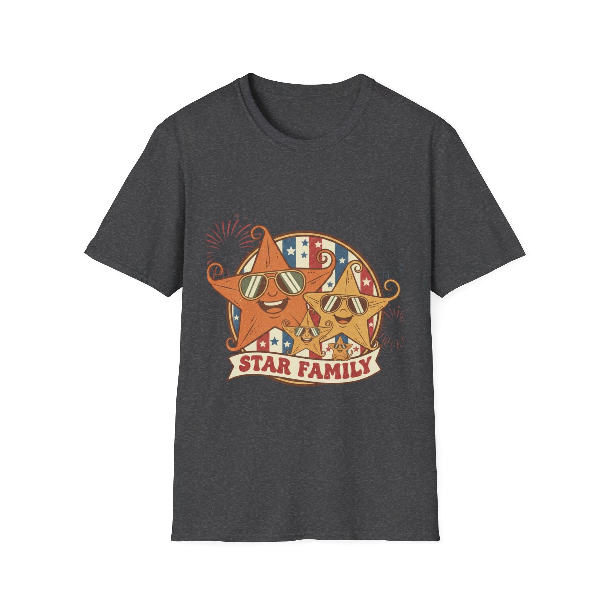 Family Star 4th of July Tee — Vintage Cool Star Family Edition