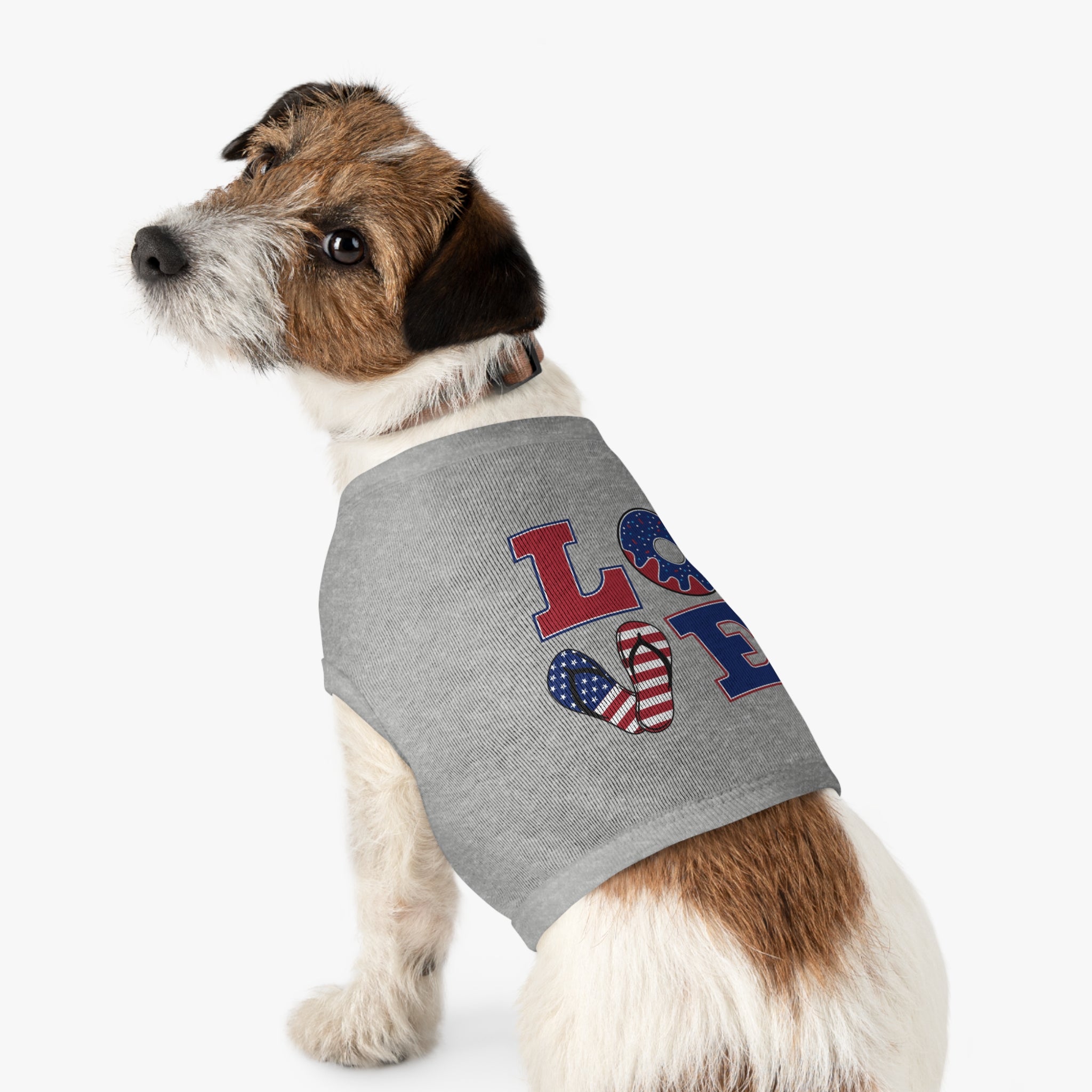 4th of July Love Pet Tank Top