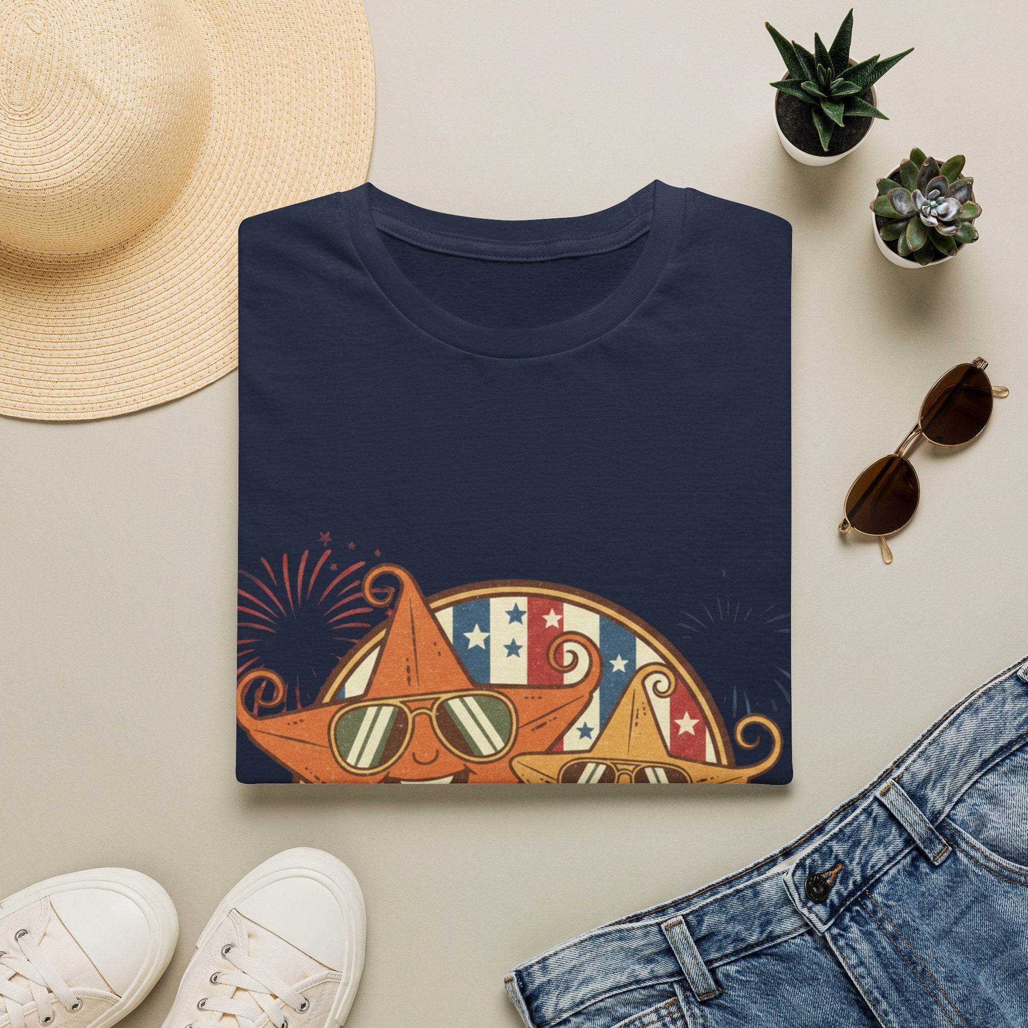 Family Star 4th of July Tee — Vintage Cool Star Family Edition