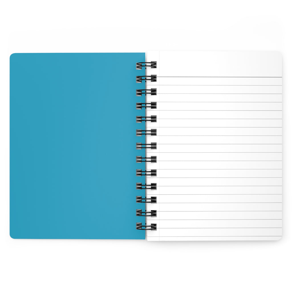 Stay Inspired Beach Spiral Notebook | Family Star (turquoise)
