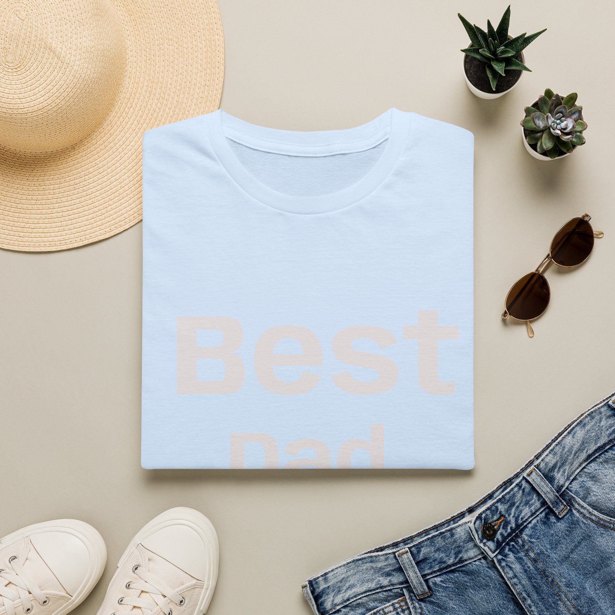 Best Dad Ever T-Shirt — “No Backsies” Back Print