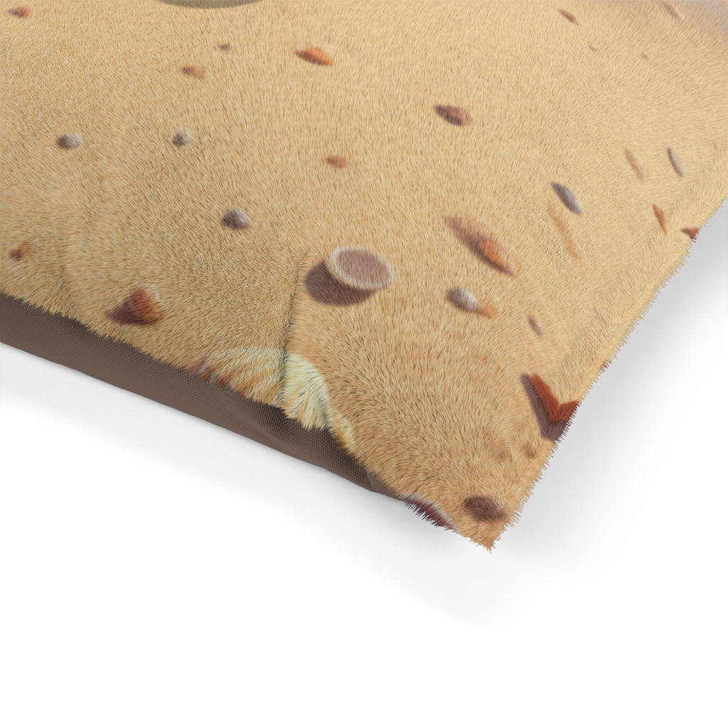 Paws Off Beach Pet Bed — Funny Sand & Ocean Pet Bed