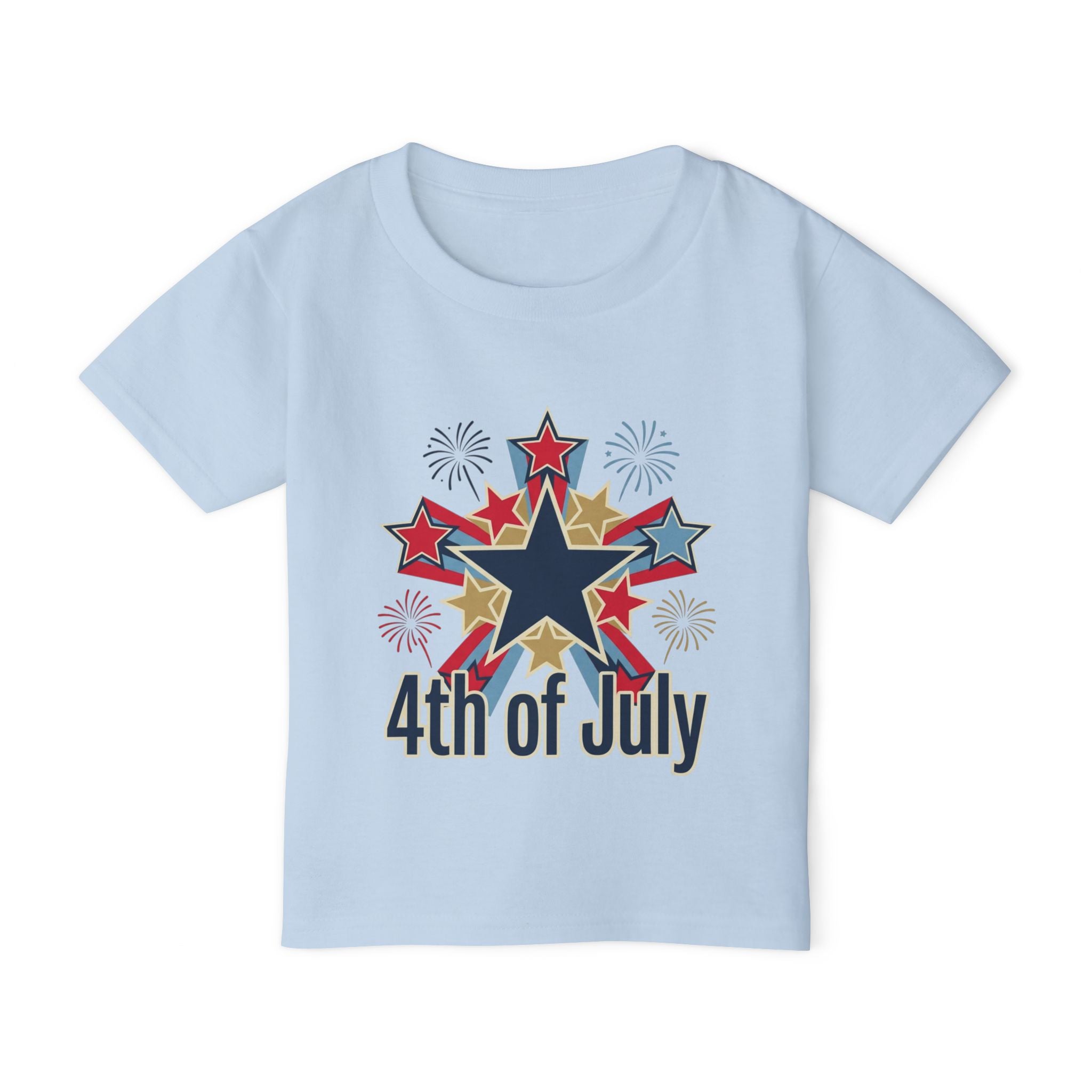 4th of July Toddler T-Shirt — Fireworks Star