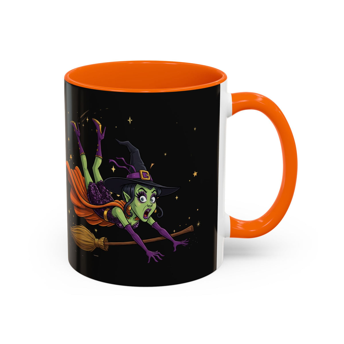 Witches Be Trippin' Coffee Mug — Halloween Witch Accent Mug (11/15oz)