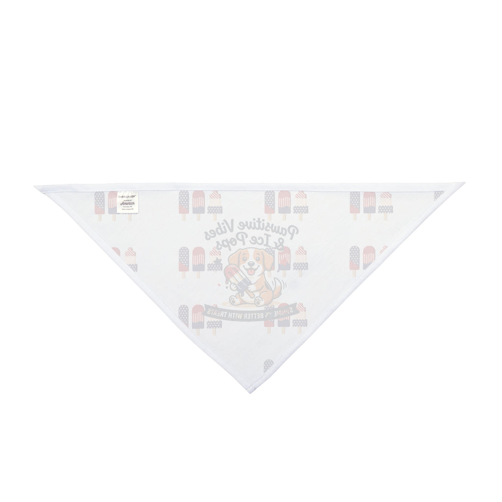 Pawsitive Vibes Pet Bandana — Patriotic Ice Pops
