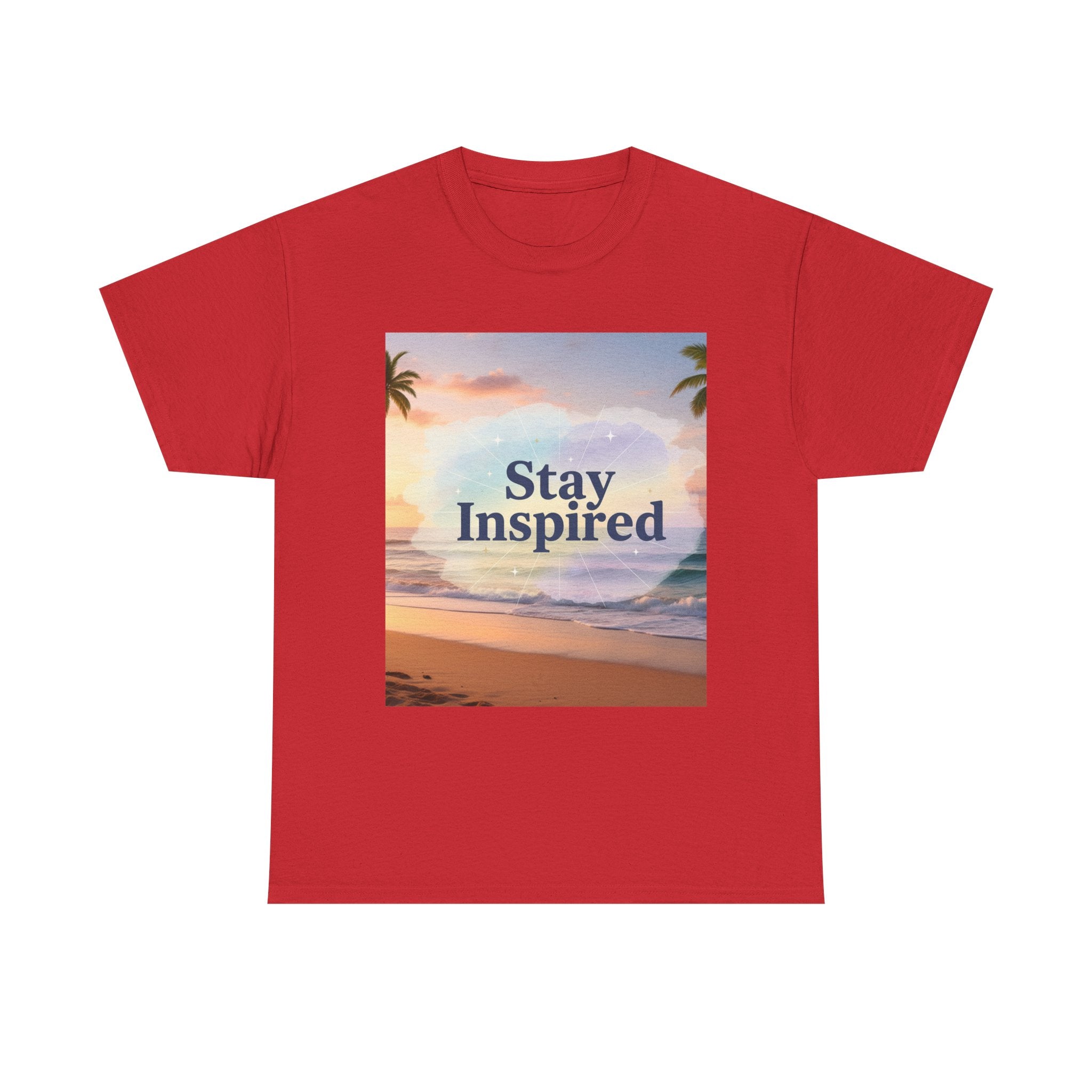Stay Inspired Beach Sunset Unisex T-Shirt