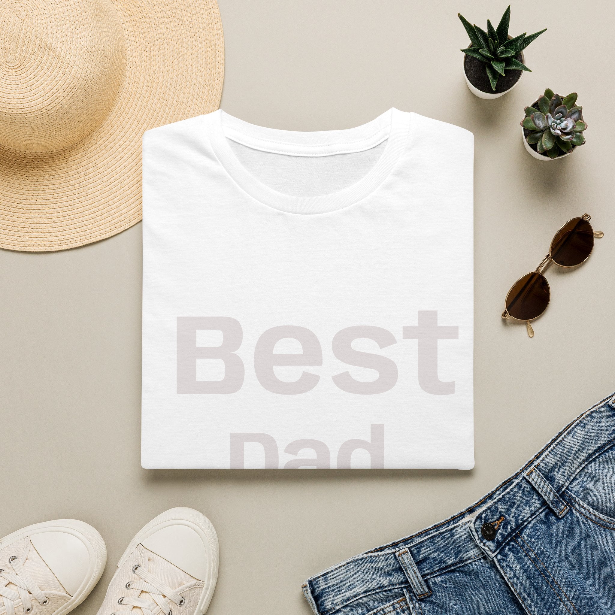 Best Dad Ever T-Shirt — “No Backsies” Back Print