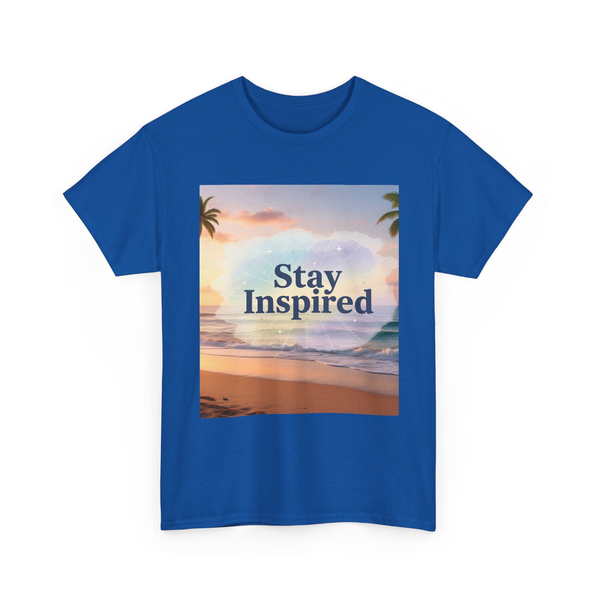Stay Inspired Beach Sunset Unisex T-Shirt