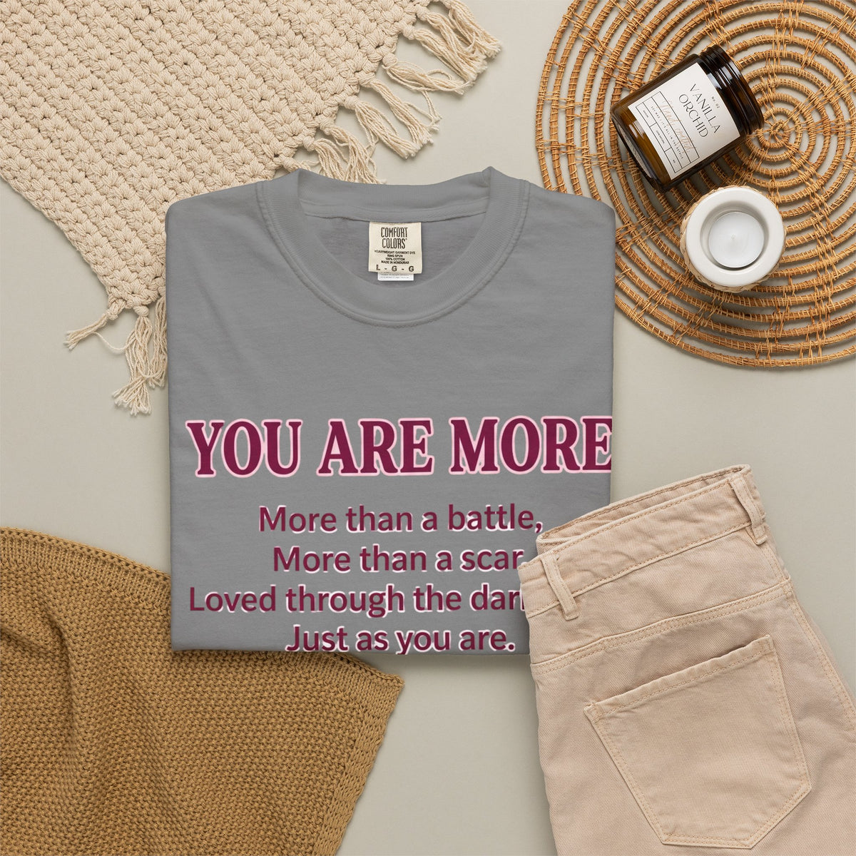Pink Ribbon Poem T-Shirt | Breast Cancer Awareness & Hope