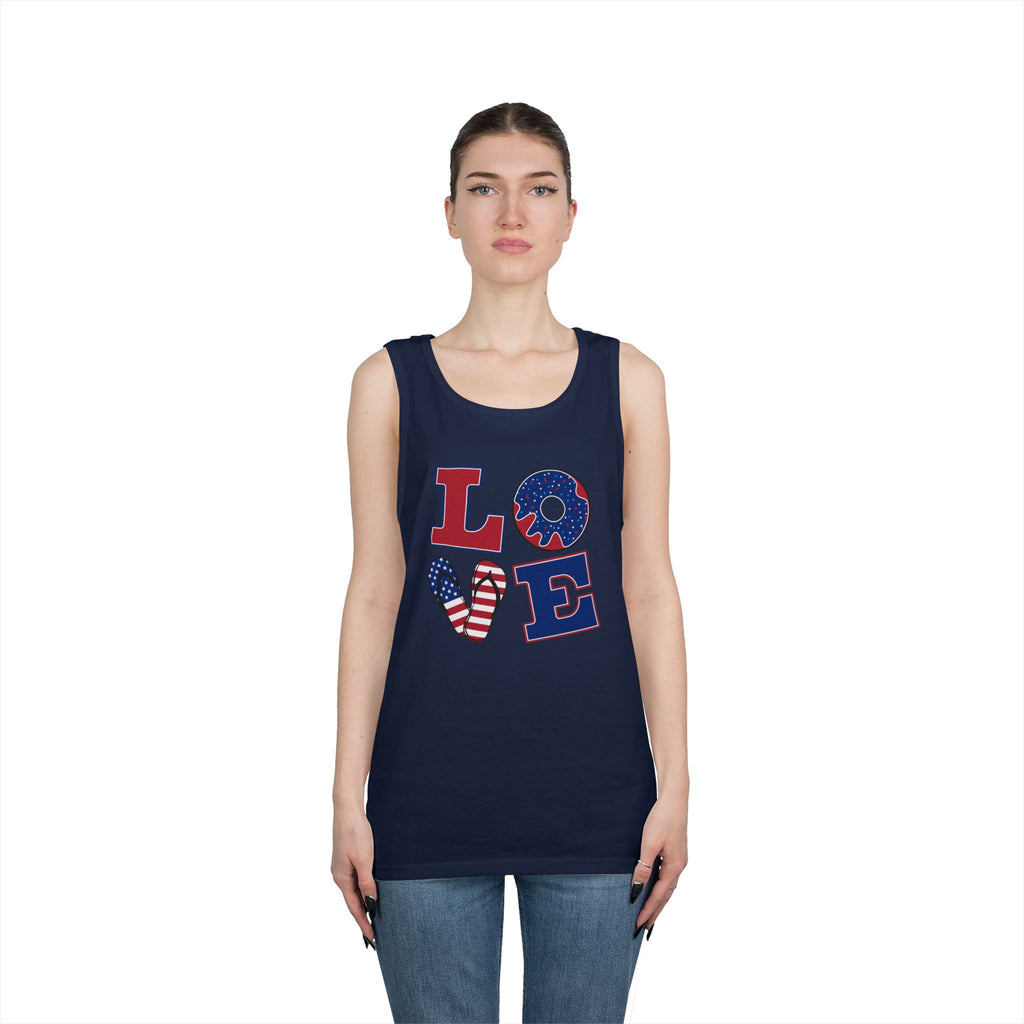 L-O-V-E 4th of July Tank Top