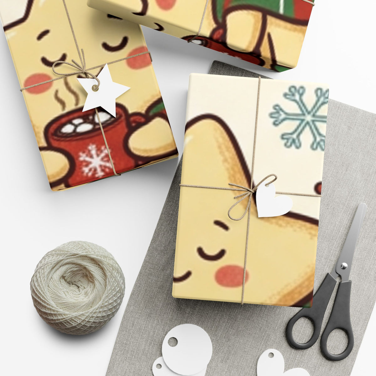 Starry Winter Fun Christmas Wrapping Paper