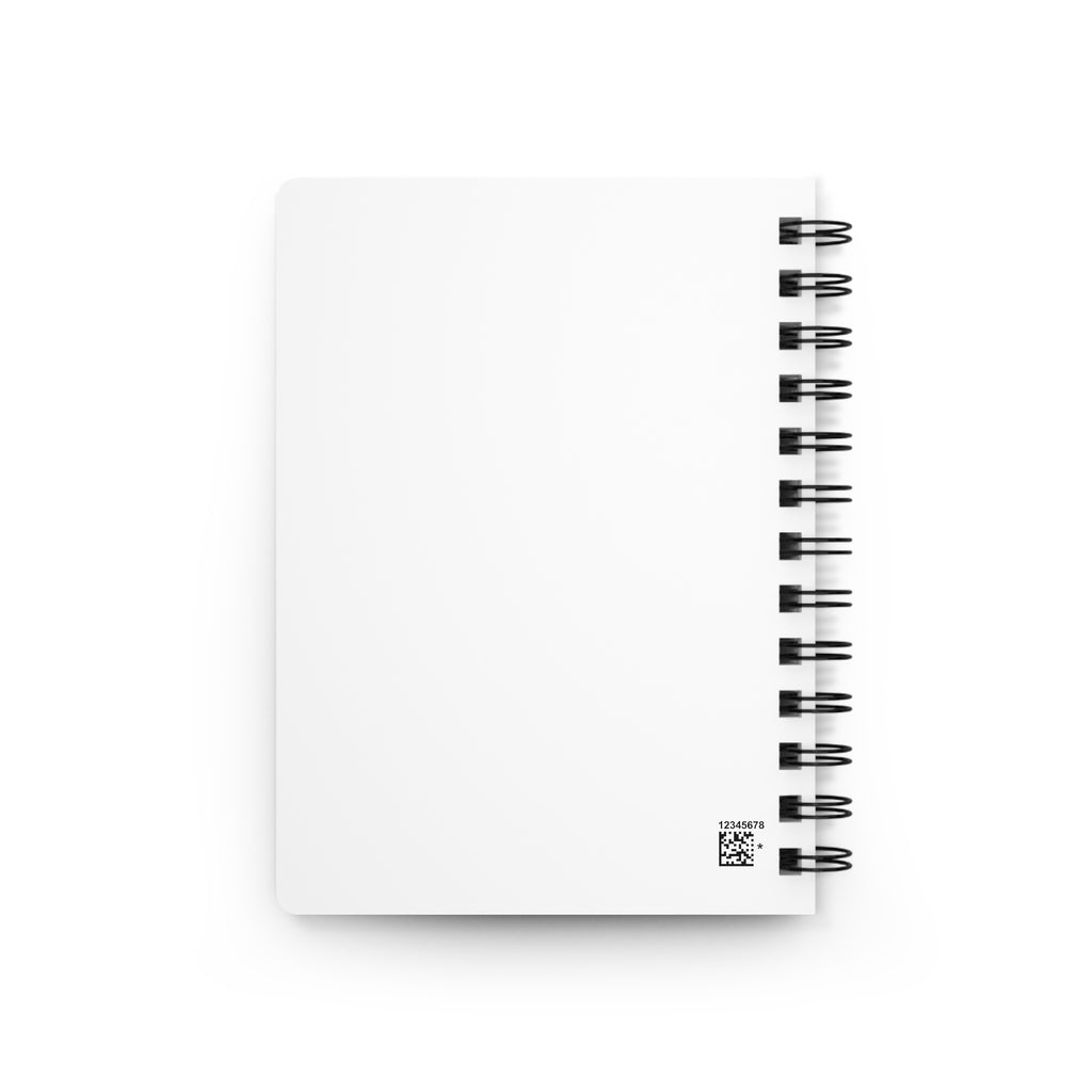 Stay Inspired Beach Spiral Notebook | Family Star (white)