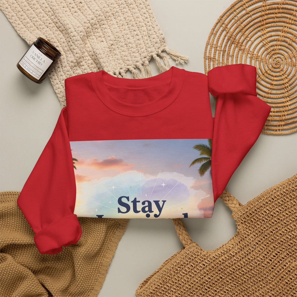 Stay Inspired Beach Unisex Sweatshirt | Family Star