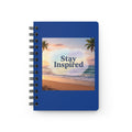 Stay Inspired Beach Spiral Notebook | Family Star (blue)