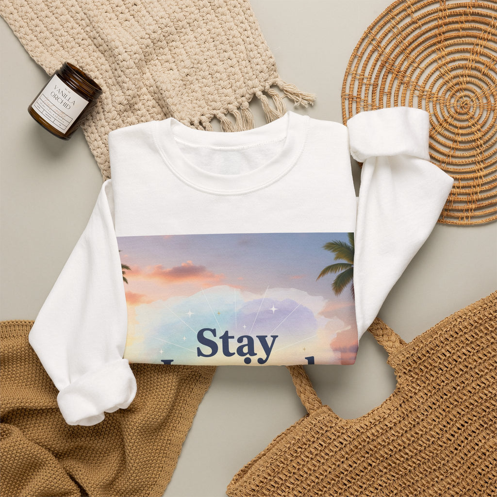 Stay Inspired Beach Unisex Sweatshirt | Family Star