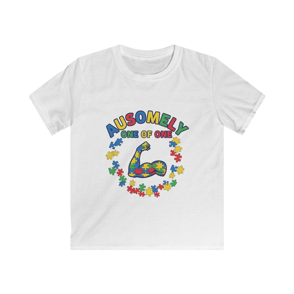AUSOMELY One of One | Family Star Autism Awareness Graphic Tee