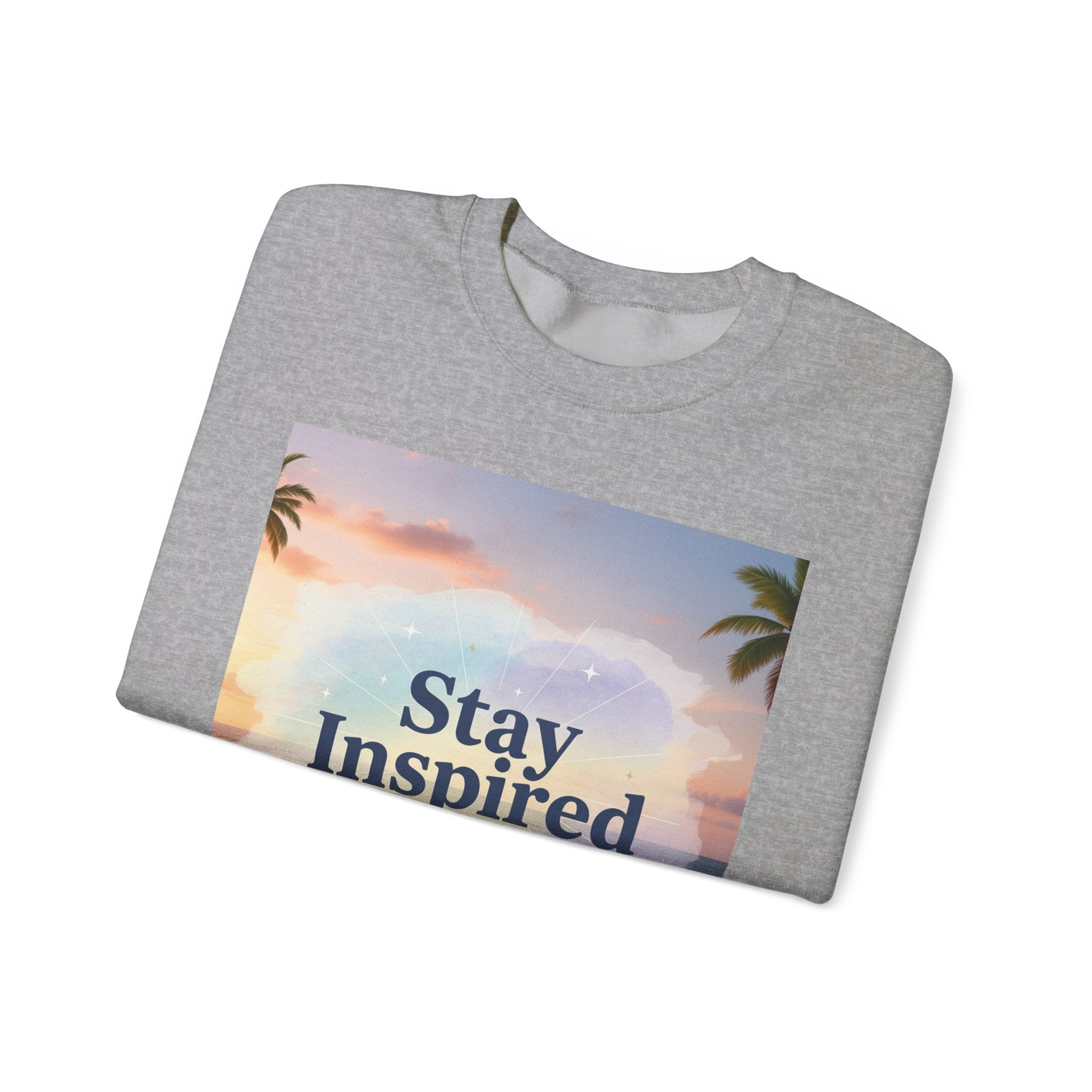 Stay Inspired Beach Unisex Sweatshirt | Family Star