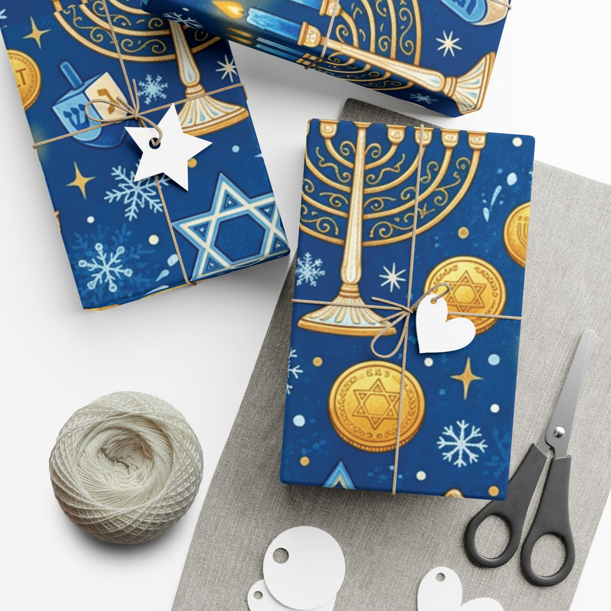 Festival of Lights Hanukkah Wrapping Paper