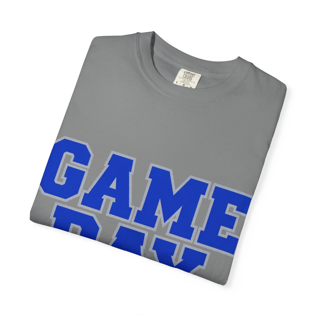 Game Day Football Shirt – Blue & Gray