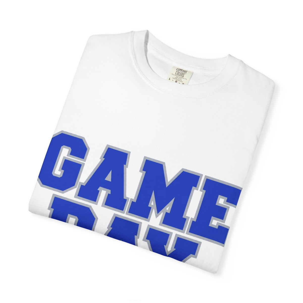 Game Day Football Shirt – Blue & Gray