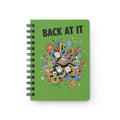 Back At It Spiral Notebook (Lime Green)— Motivational Back-to-School Journal for Students & Teachers