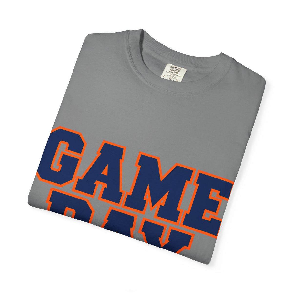 Game Day Football Shirt – Orange & Blue