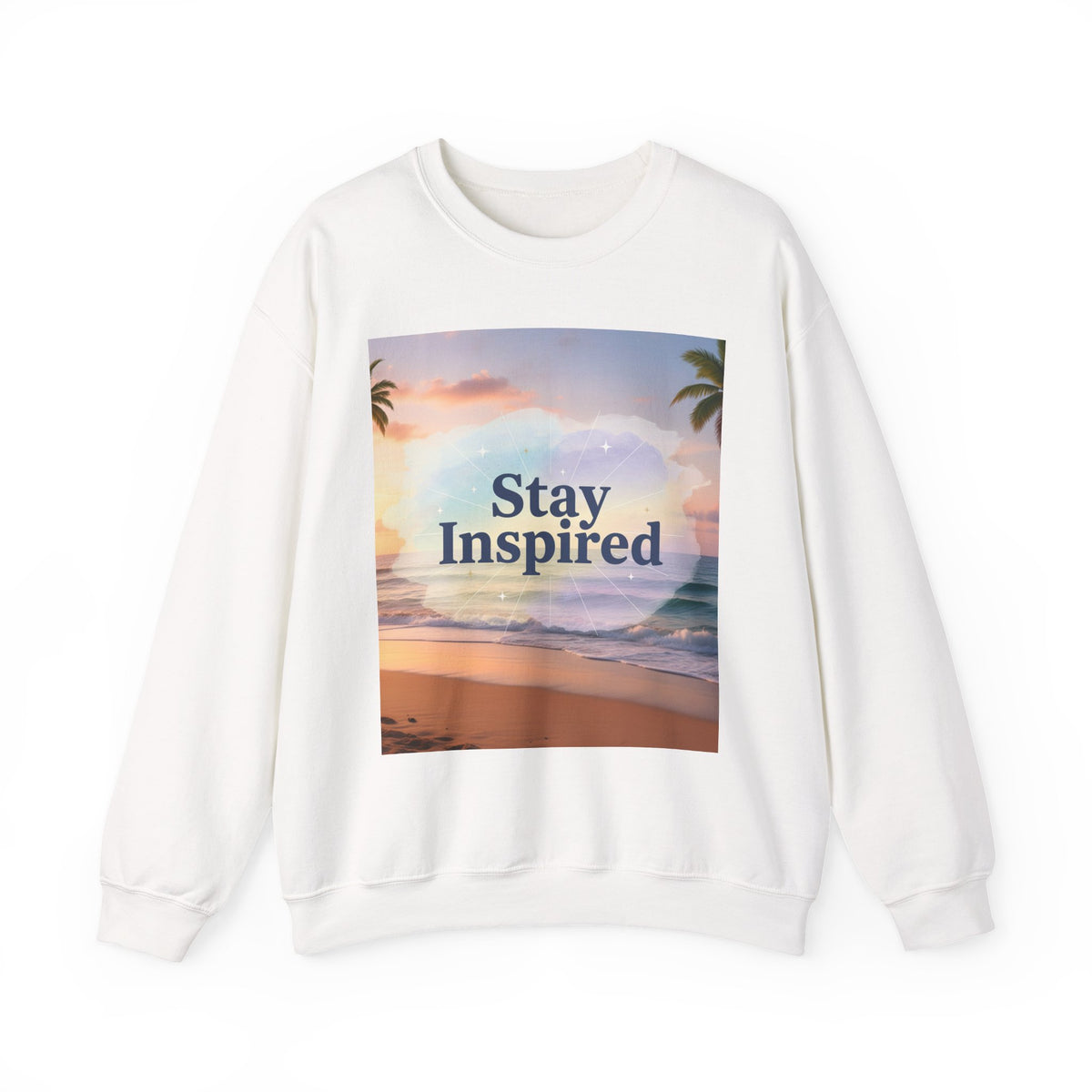 Stay Inspired Beach Unisex Sweatshirt | Family Star