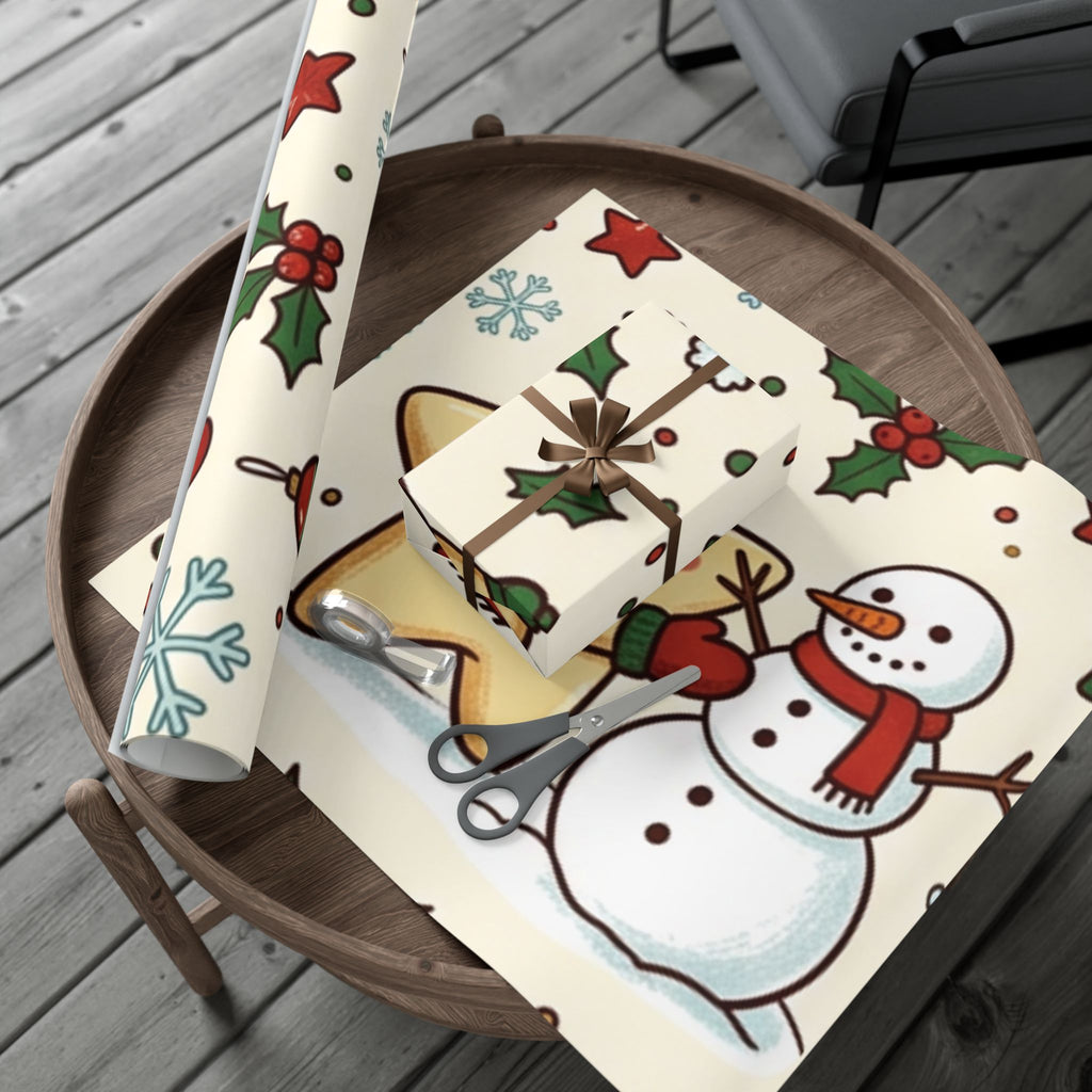 Starry Winter Fun Christmas Wrapping Paper
