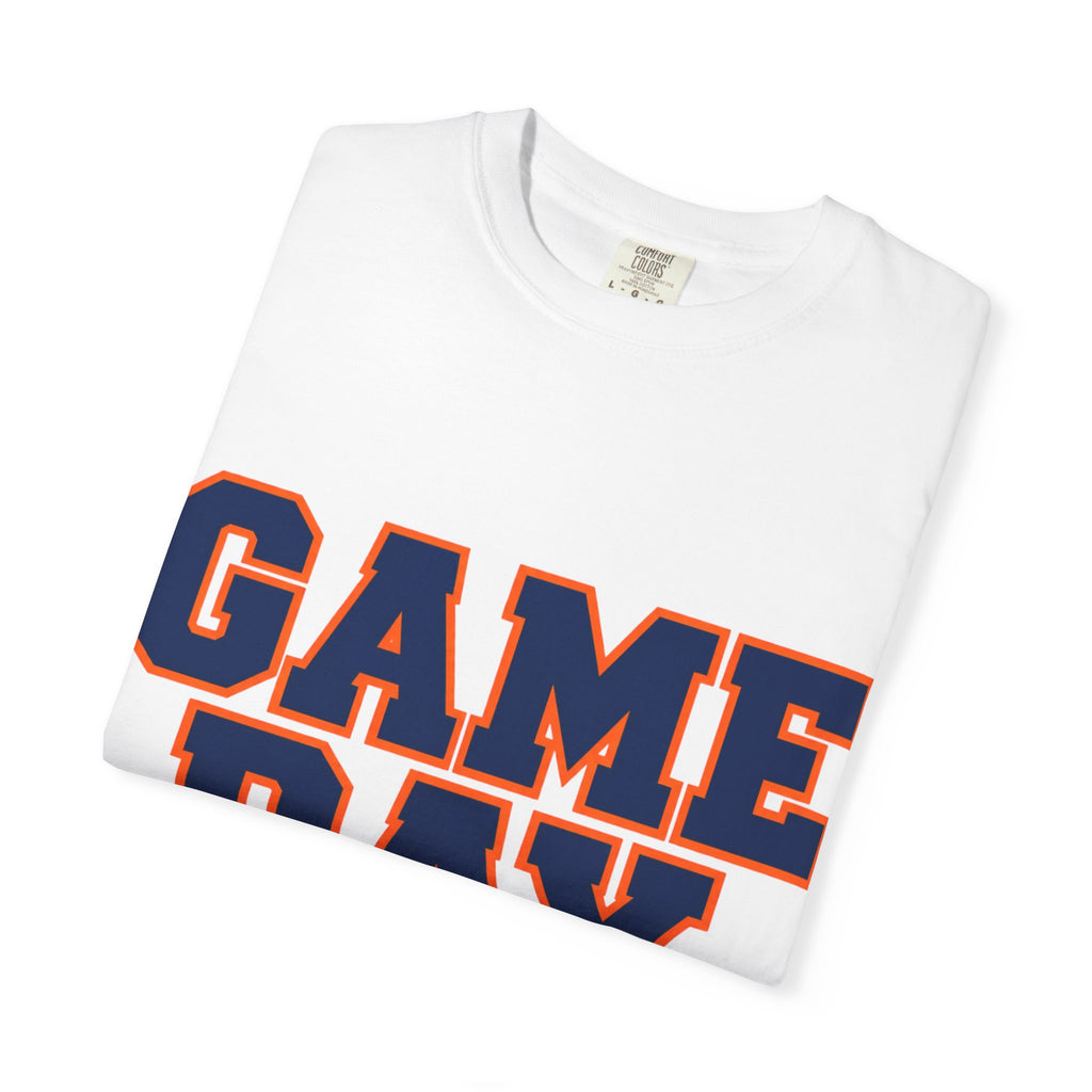 Game Day Football Shirt – Orange & Blue