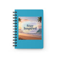 Stay Inspired Beach Spiral Notebook | Family Star (turquoise)