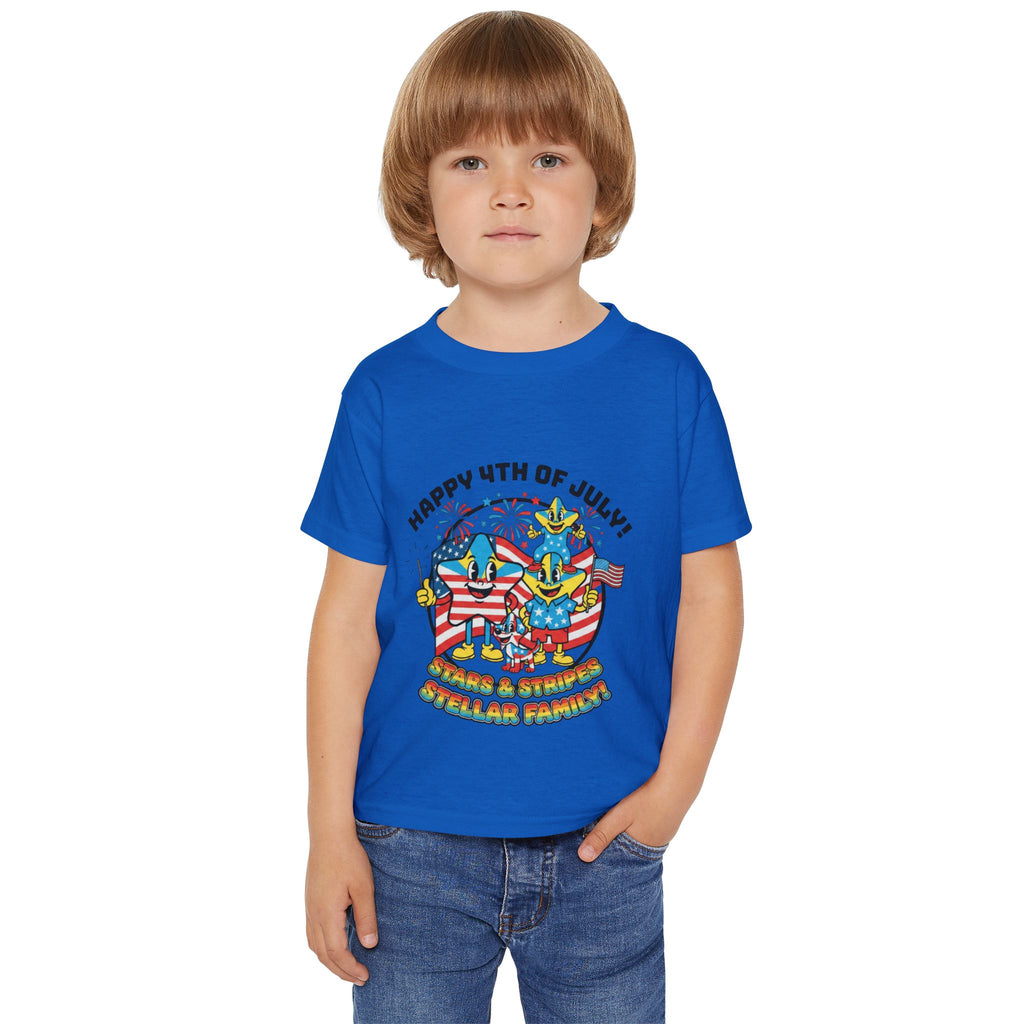 Stellar Family Toddler Tee — Happy 4th of July