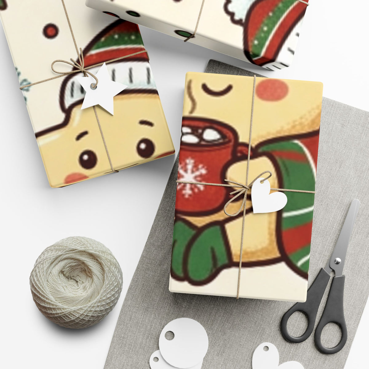 Starry Winter Fun Christmas Wrapping Paper