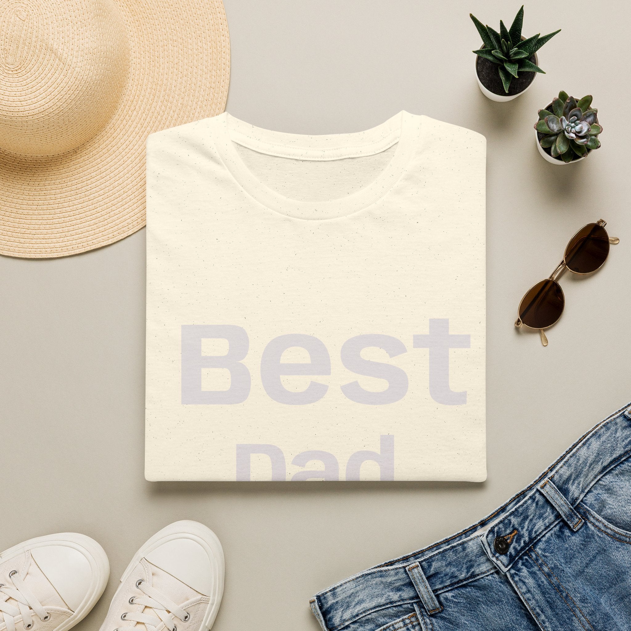 Best Dad Ever T-Shirt — “No Backsies” Back Print