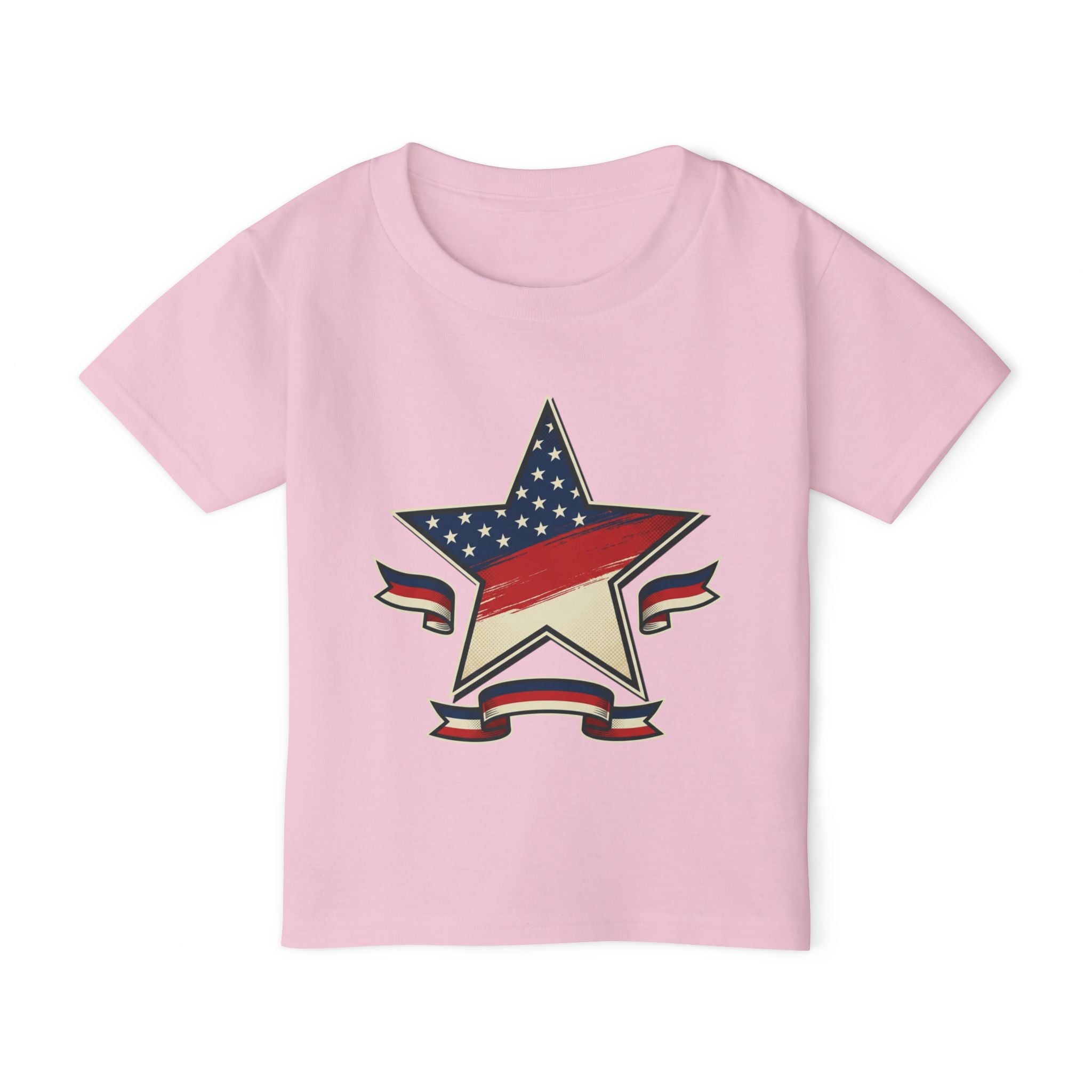 4th of July Toddler T-Shirt — American Flag Star
